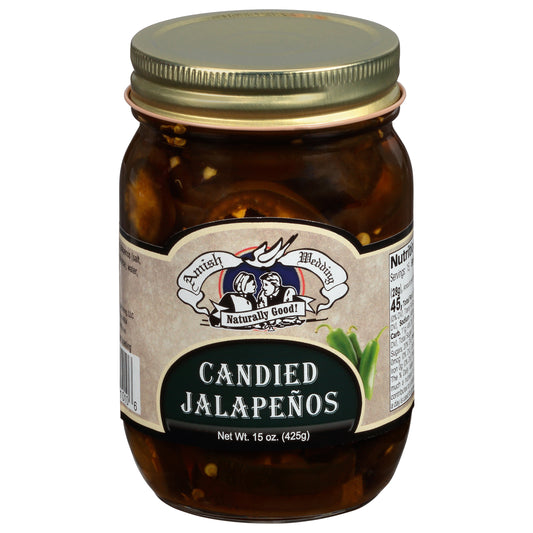 Amish Wedding Candied Jalapenos 15 oz