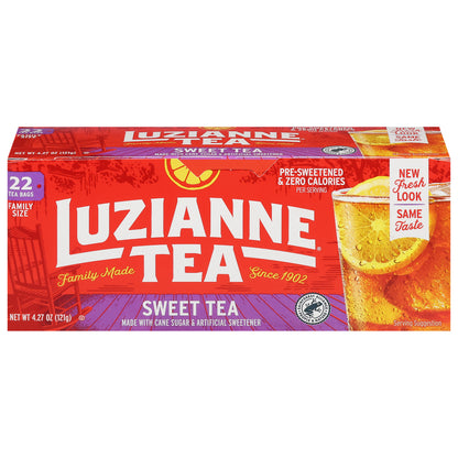 Luzianne Sweet Tea Family Size 22 Tea Bags