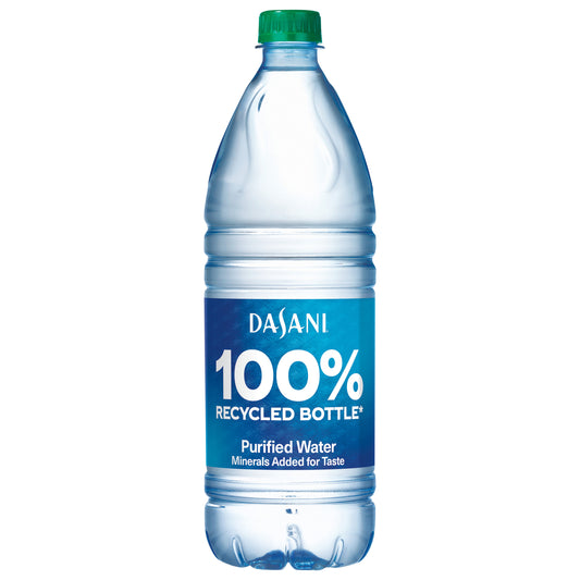 DASANI Purified Water Bottle, 1 Liter