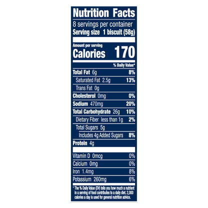 Pillsbury Grands! Flaky Layers, Refrigerated Buttermilk Biscuit Dough, 8 ct., 16 oz.
