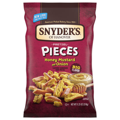Snyder's of Hanover Honey Mustard and Onion Pretzel Pieces 11.25 oz