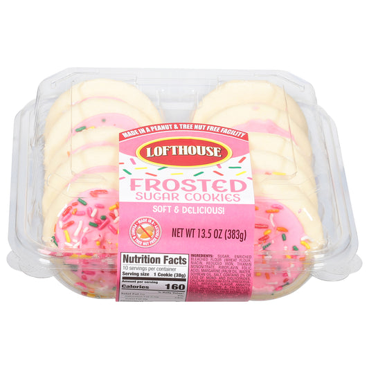 Lofthouse Frosted Sugar Cookies 13.5 oz - Pink