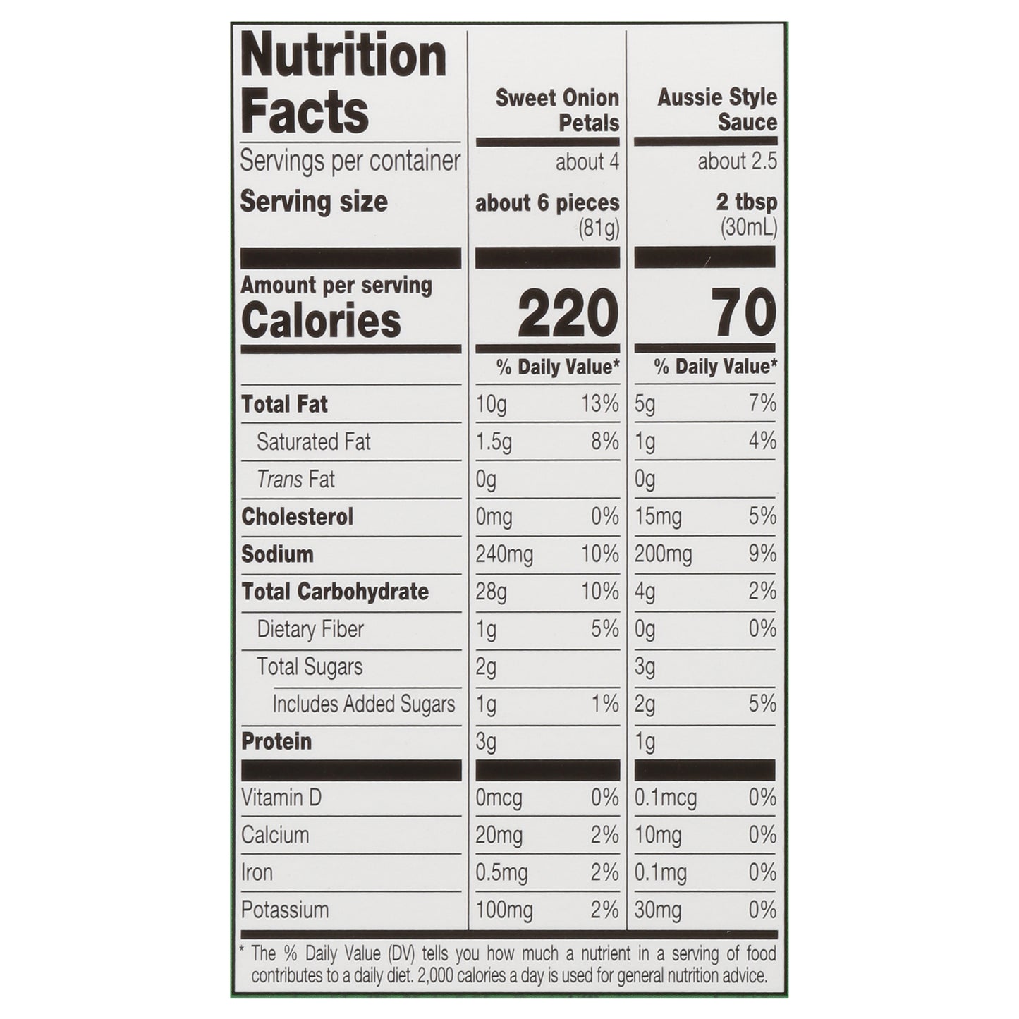 Farm Rich Sweet Onion Petals 15 oz