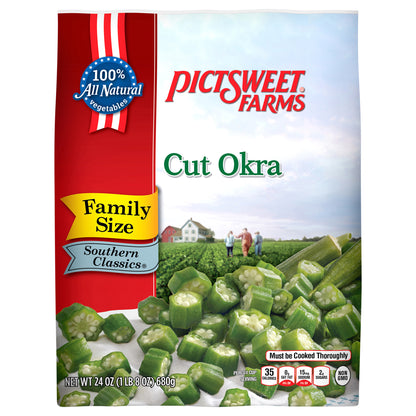 Pictsweet Farms Cut Okra, Southern Classics- 24 oz