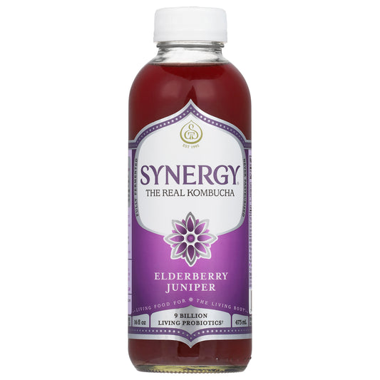 Synergy Elderberry Juniper Kombucha 16 fl oz