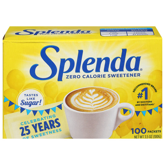 Splenda® Zero Calorie Sweetener Packets
100ct