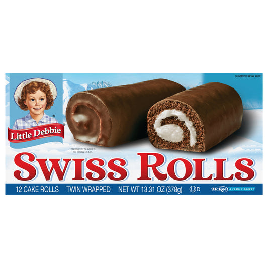 Snack Cakes, Little Debbie Family Pack Swiss Cake Rolls