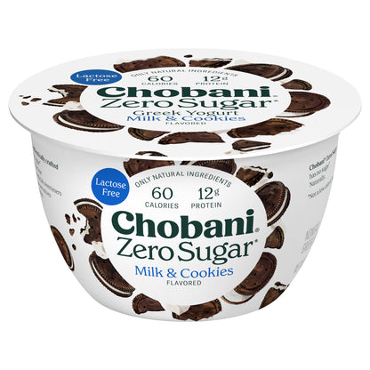 Chobani® with Zero Sugar* Milk & Cookies 5.3 oz