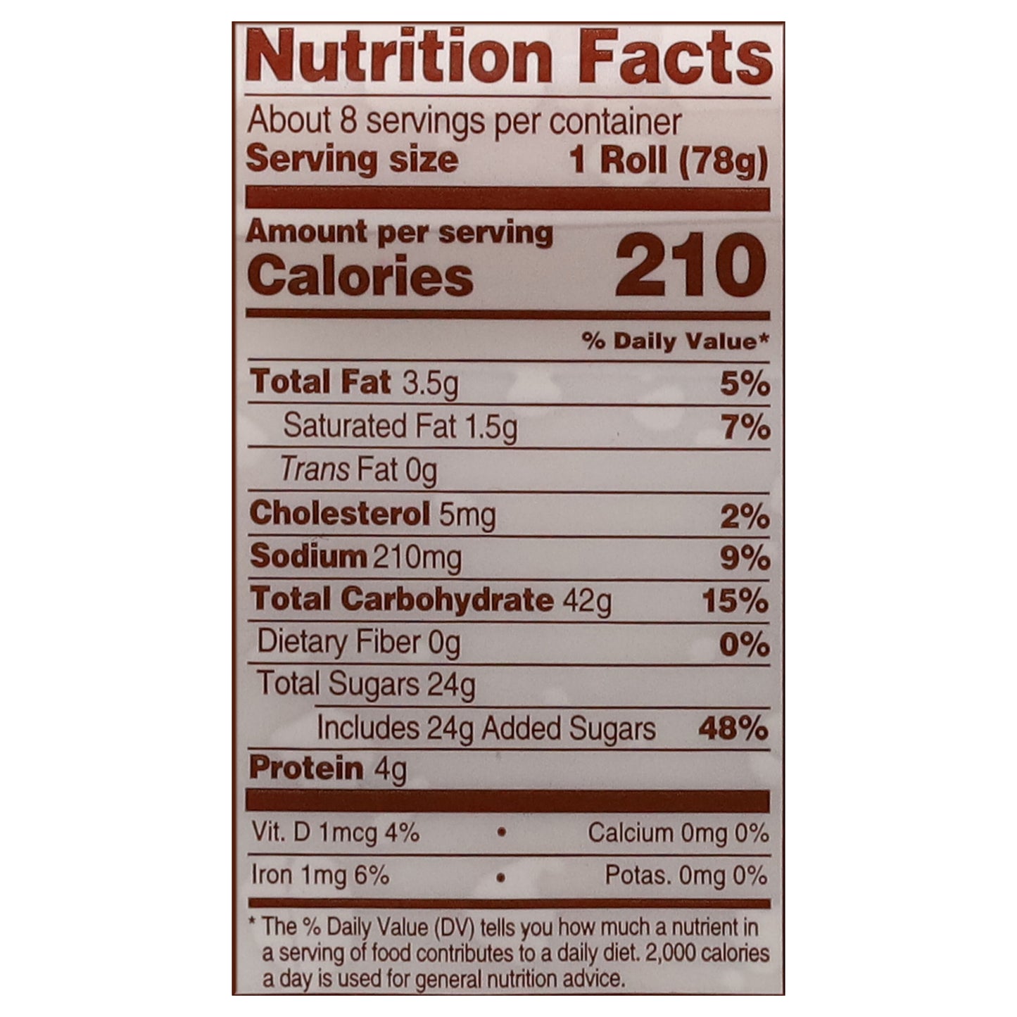 J. Skinner Strawberry Sweet Rolls 22 oz