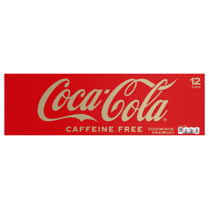 Coca-Cola Caffeine-Free Fridge Pack Cans, 12 fl oz, 12 Pack