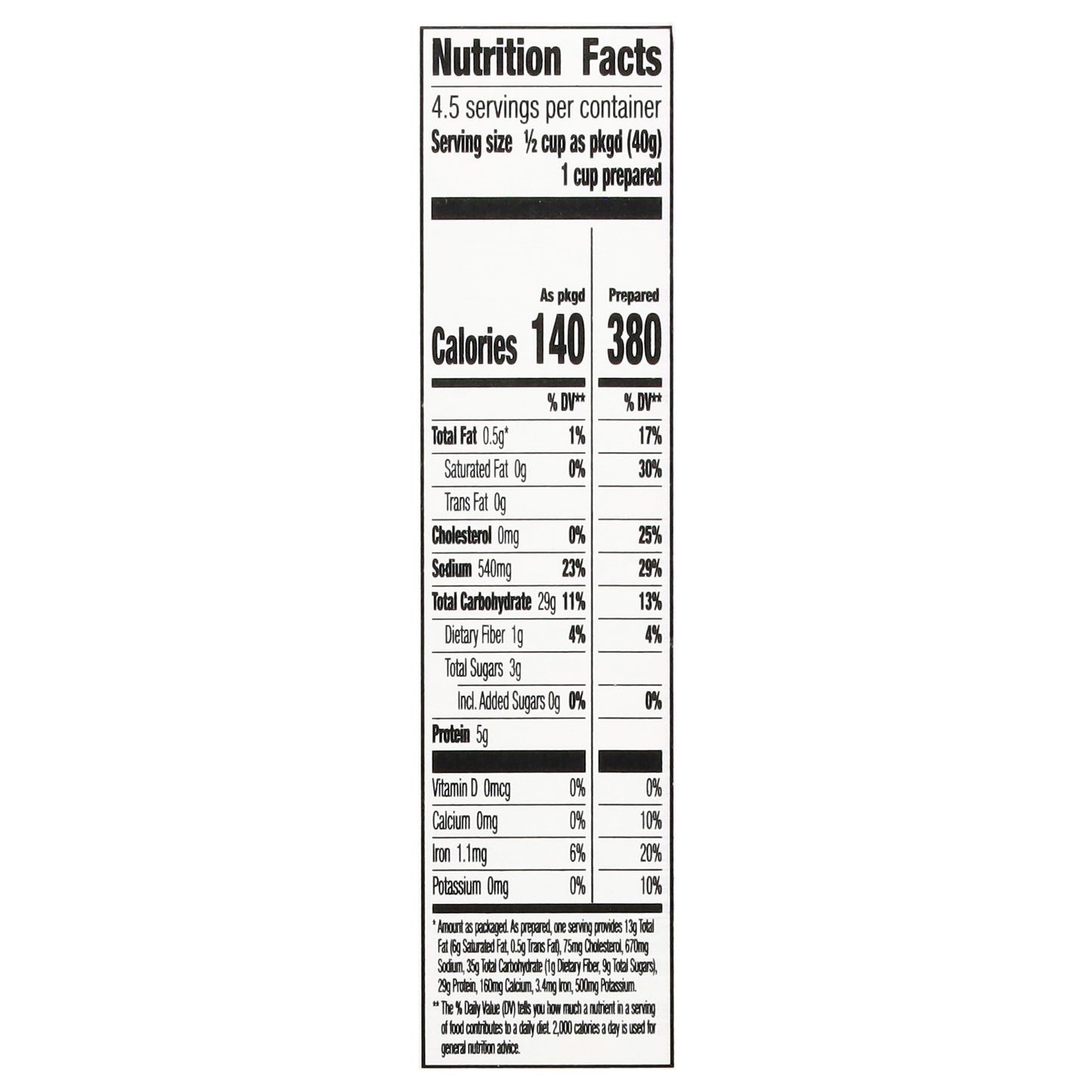 Hamburger Helper Creamy & Savory Sauce Stroganoff 6.4 oz