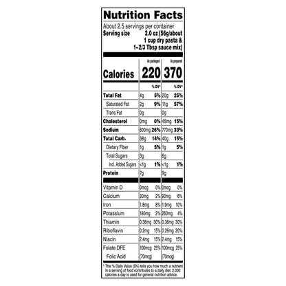 Pasta Roni Fettuccine Alfredo 4.7 oz