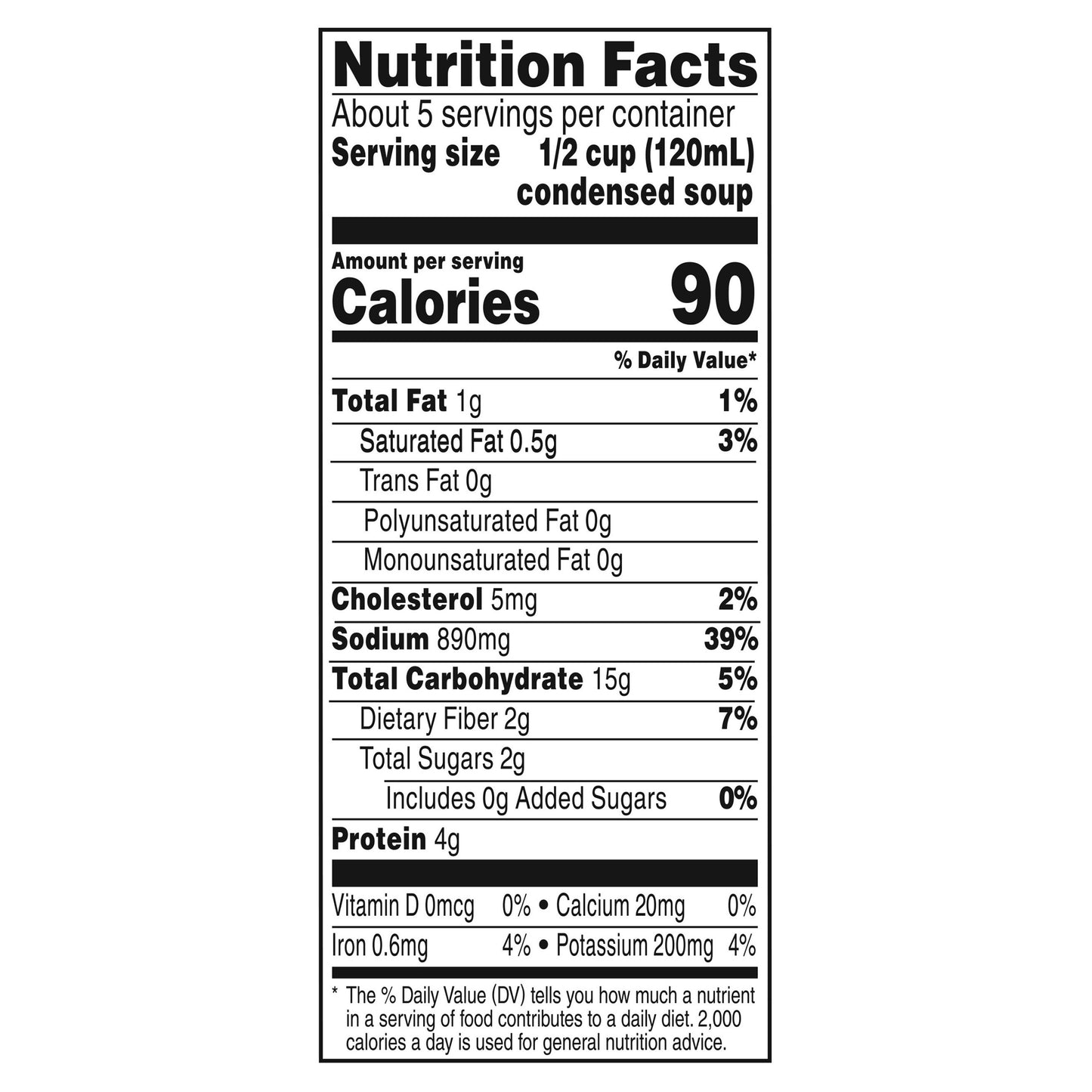 Campbell's Family Size Vegetable Beef Condensed Soup 23 oz