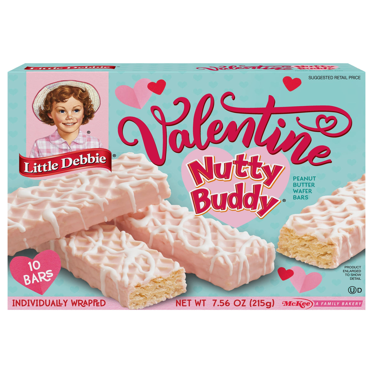 Snack Cakes, Little Debbie Family Pack Be My Valentine Nutty Buddy ...