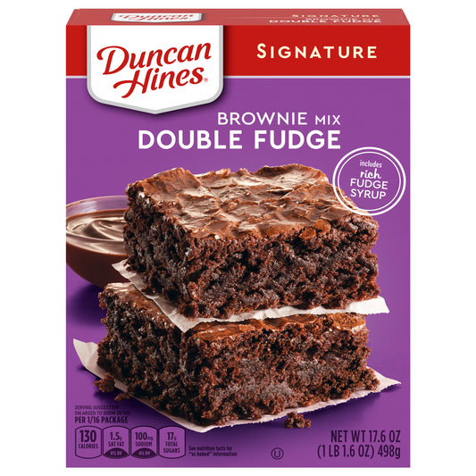 Duncan Hines Signature Double Fudge Brownie Mix, 17.6 OZ
