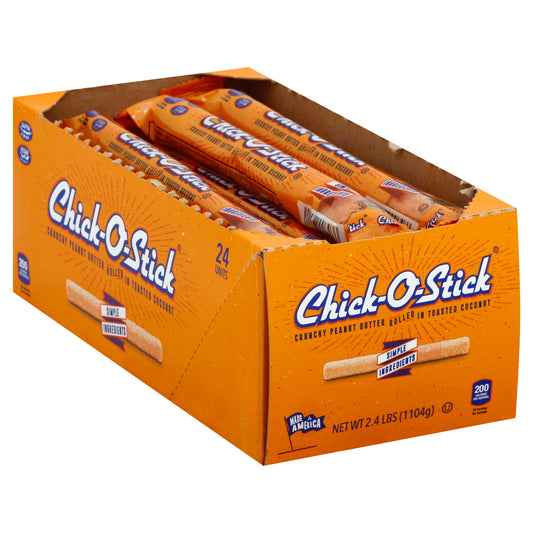 Chick O Stick Crunchy Peanut Butter Rolled 24 ea