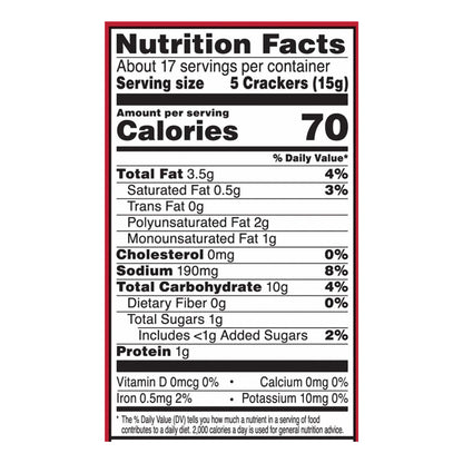 Town House FlipSides Original Oven Baked Crackers