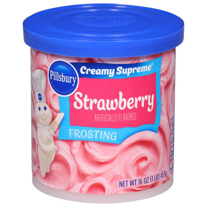 Pillsbury Creamy Supreme Strawberry Frosting 16 oz