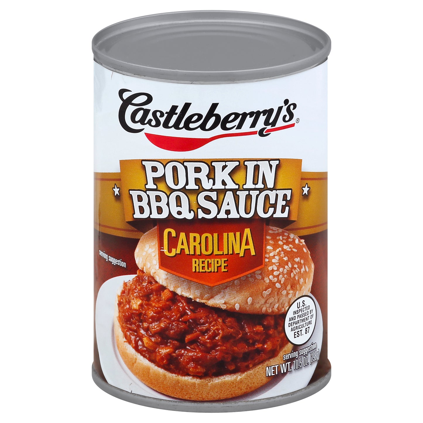 Castleberry's Pork in BBQ Sauce 10.5 oz