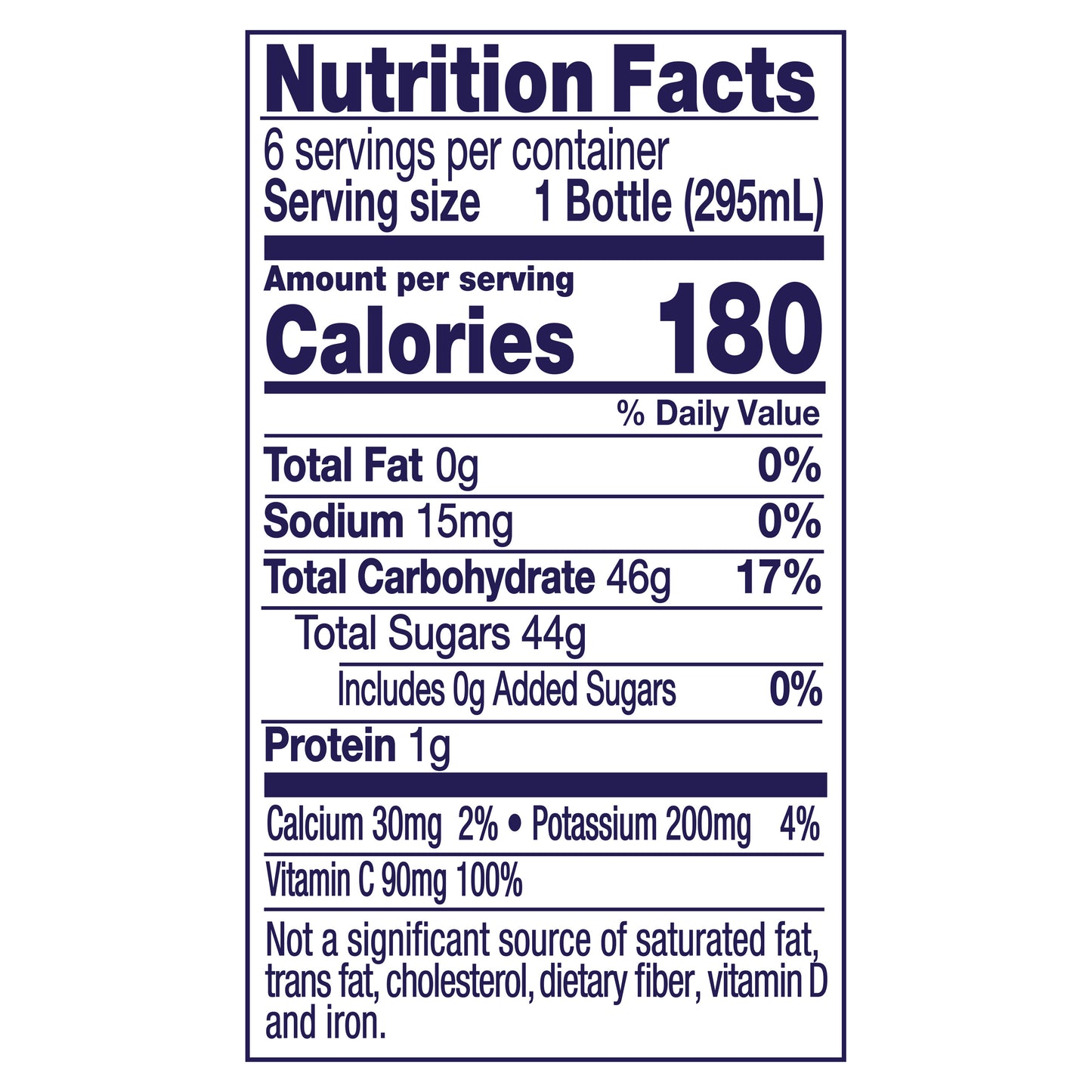 Welch's 100% Grape Juice, Concord Grape, 10 fl oz On-the-Go Bottle (Pack of 6)