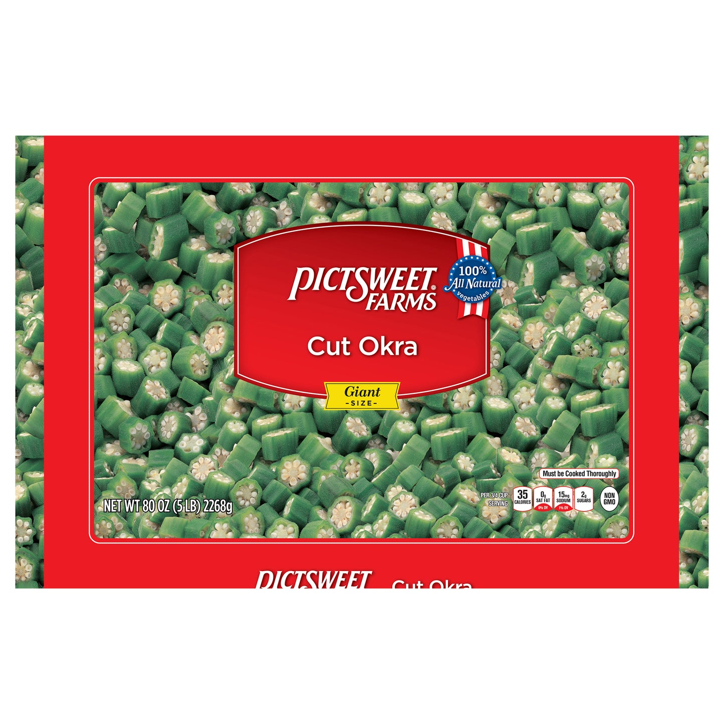 Pictsweet Farms Cut Okra - 80 oz