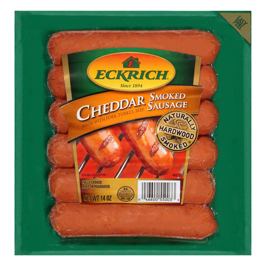 Eckrich Smoked Cheddar Sausage 14 oz