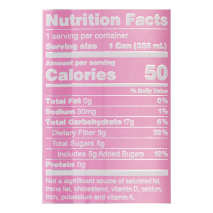 Olipop Barbie Peaches & Cream Soda 12 fl oz