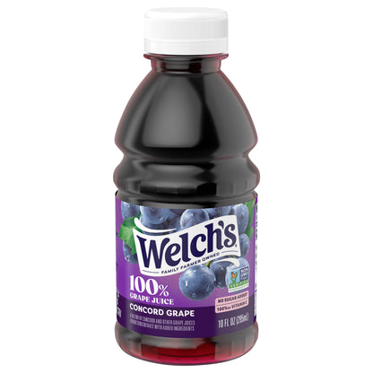 Welch's 100% Grape Juice, Concord Grape, 10 fl oz On-the-Go Bottle