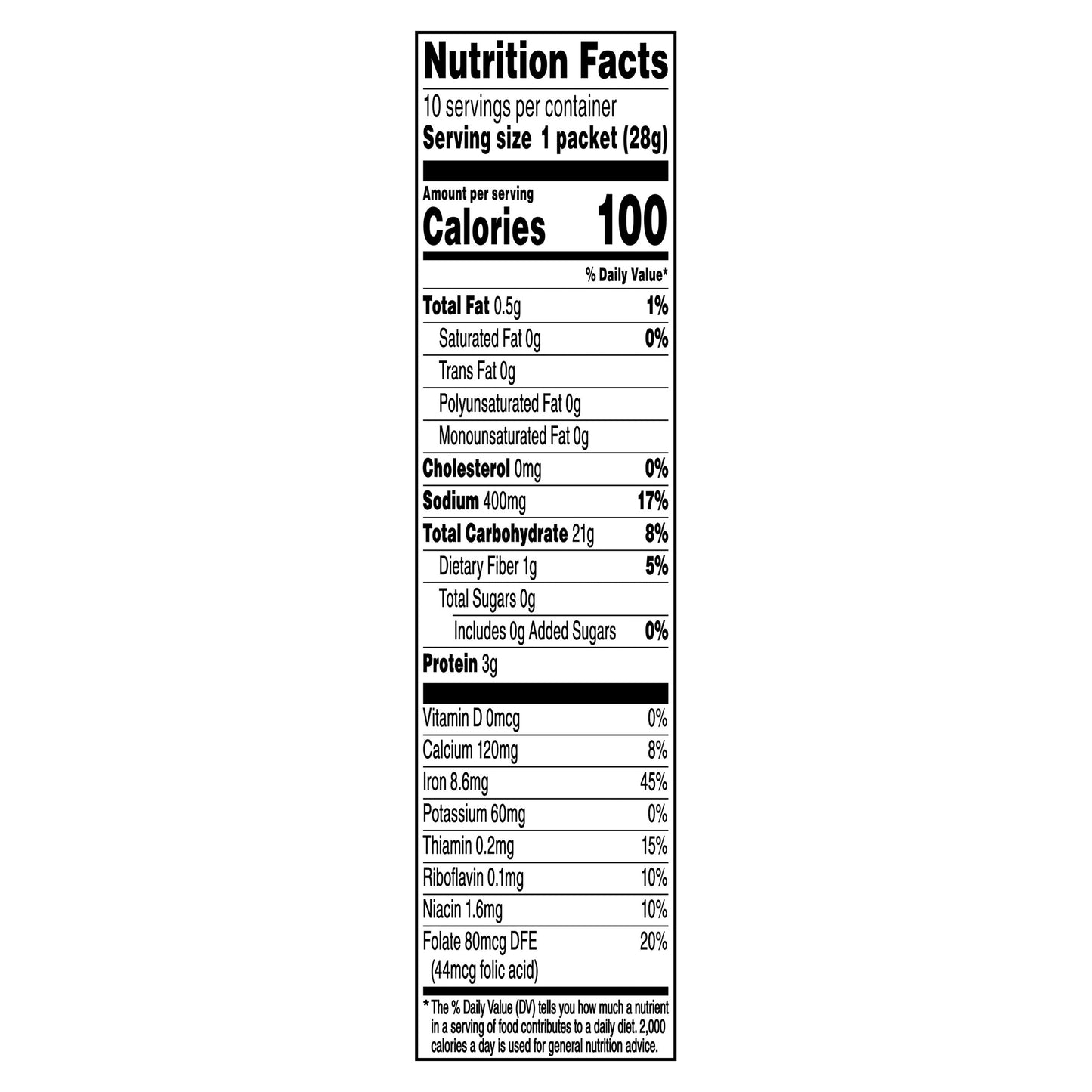 Quaker Instant Grits Country Bacon 0.98 Oz 10 Count