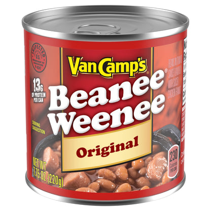 Van Camp's Original Beanee Weenee, Canned Food, 7.75 OZ