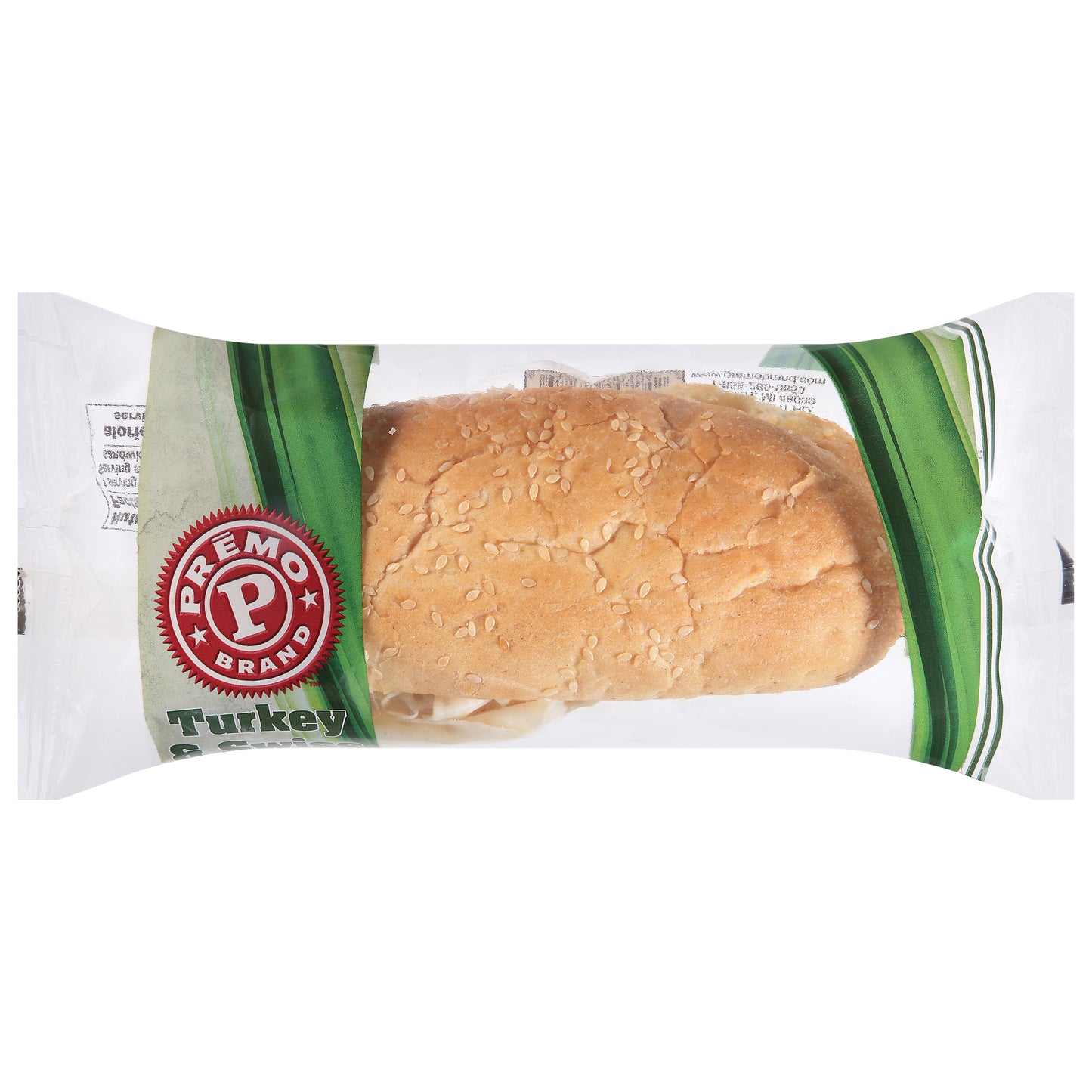 Premo Turkey & Swiss Cheese Sub Sandwich 6 oz