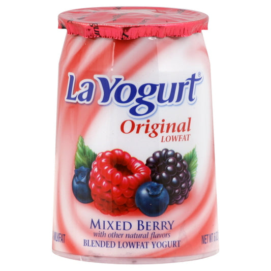 La Yogurt Yogurt 6 oz - MIXED BERRY