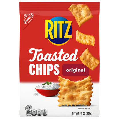 RITZ Toasted Chips Original Crackers, 8.1 oz