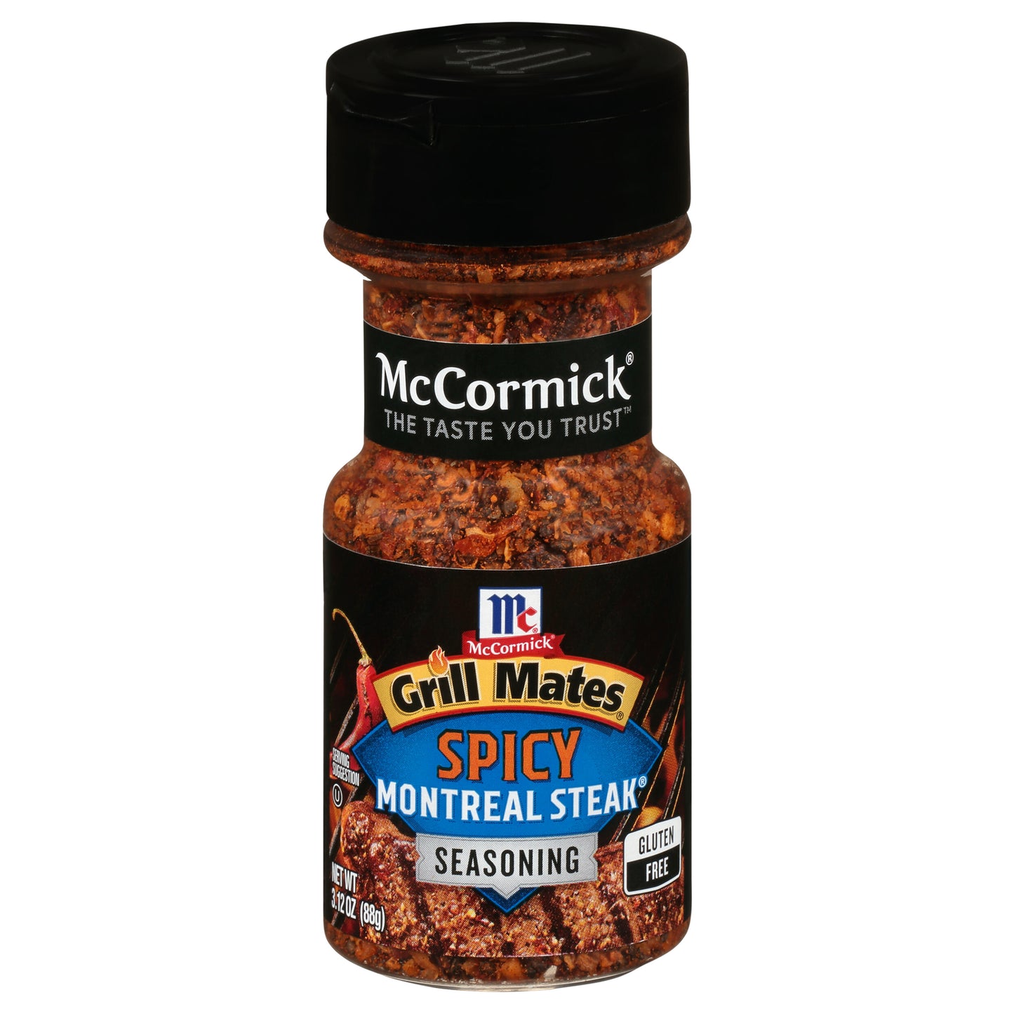 McCormick Grill Mates Spicy Montreal Steak Seasoning, 3.12 oz