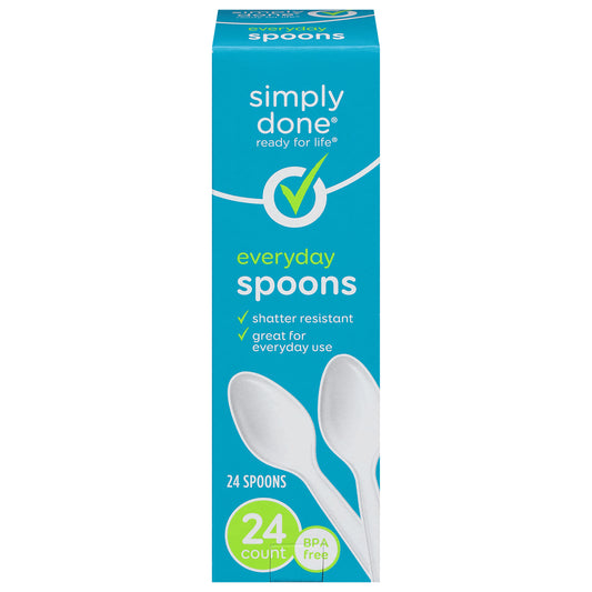Simply Done Everyday Spoons 24 ea