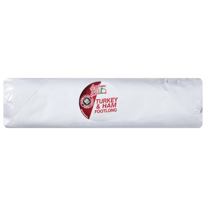 Anytime Deli Turkey & Ham Sub Footlong 13 oz