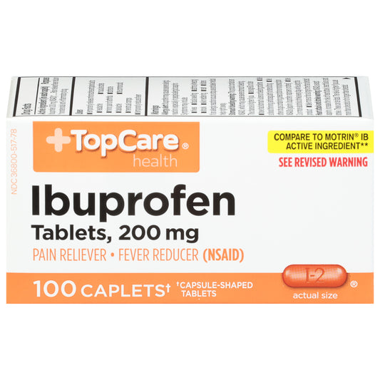 TopCare Health 200 mg Ibuprofen 100 Caplets