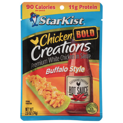 StarKist Chicken Creations Bold White Premium Buffalo Style Chicken in Sauce 2.6 oz