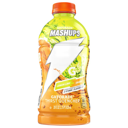Gatorade Mashups Thirst Quencher Lemon Lime Orange Artificially Flavored 28 Fl Oz