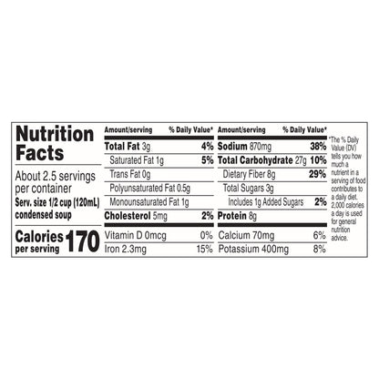 Campbell's Bean with Bacon Condensed Soup 11.25 oz