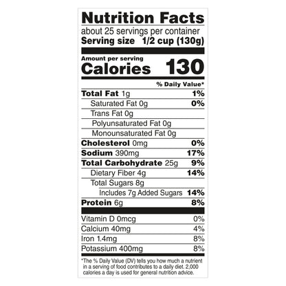 Van Camp's Pork and Beans, Canned Beans, 114 OZ