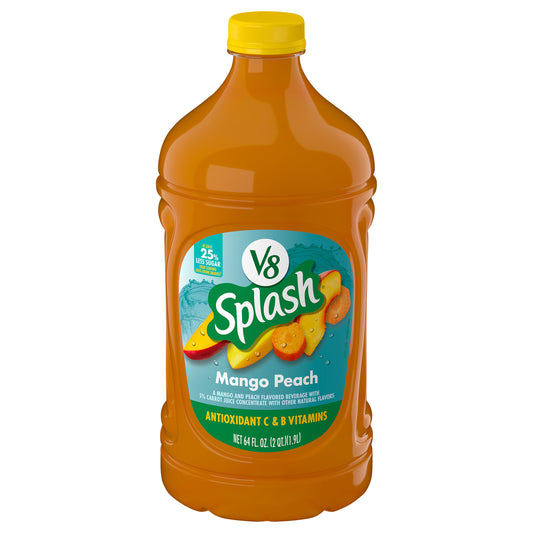 V8 Splash® Mango Peach Flavored Juice Beverage, 64 fl oz Bottle