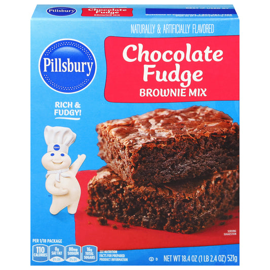 Pillsbury Chocolate Fudge Brownie Mix 18.4 oz