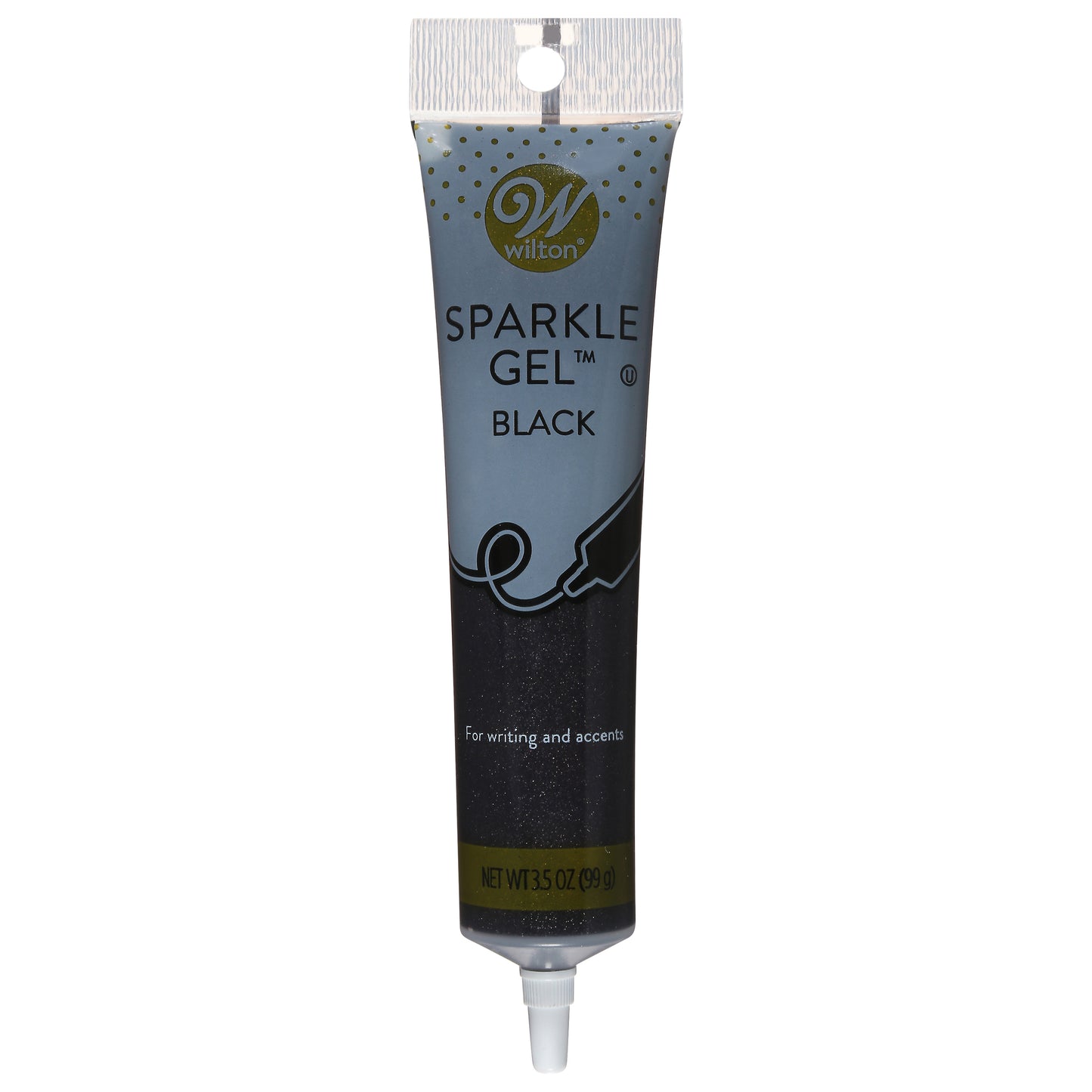 Wilton Black Sparkle Gel 3.5 oz