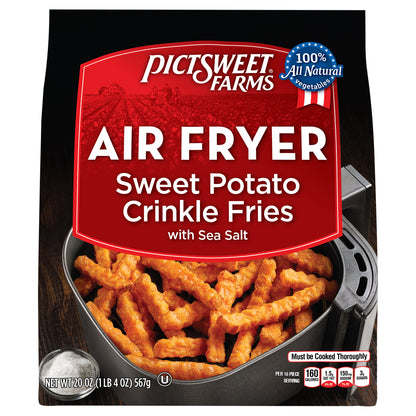Pictsweet Farms Air Fryer Sweet Potato Crinkle Fries with Sea Salt - 20 oz
