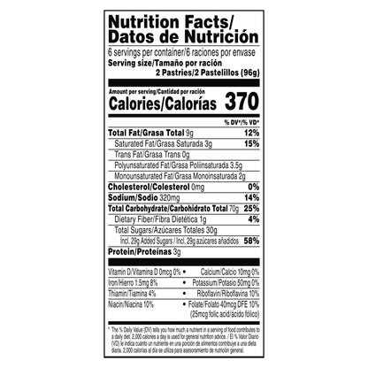 Pop-Tarts Frosted Blueberry Toaster Pastries