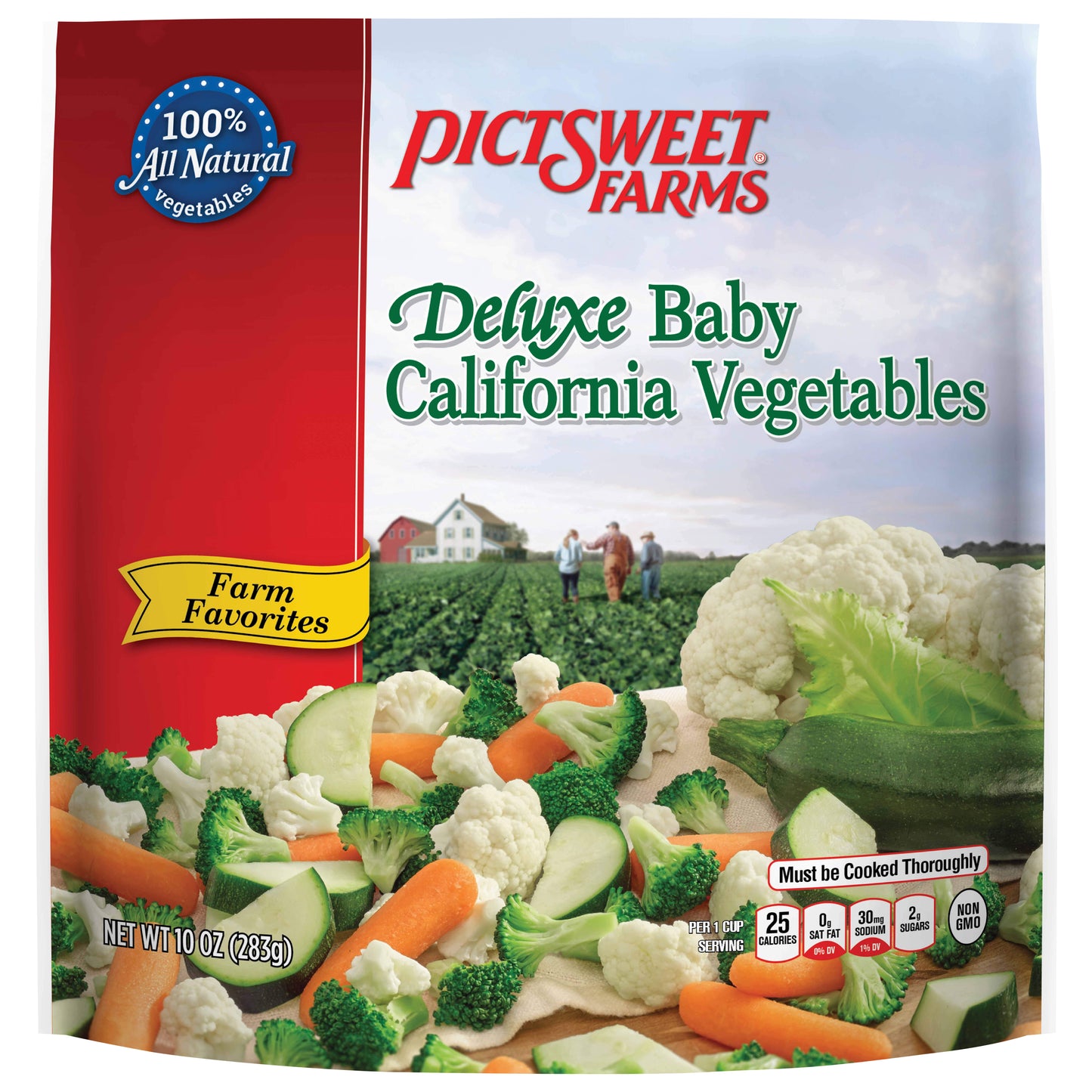 Pictsweet Farms Deluxe Baby California Vegetables, Farm Favorites - 10 oz
