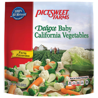 Pictsweet Farms Deluxe Baby California Vegetables, Farm Favorites - 10 oz