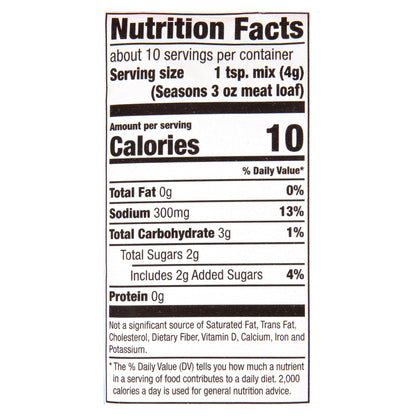 McCormick Meat Loaf Seasoning Mix 1.5 oz