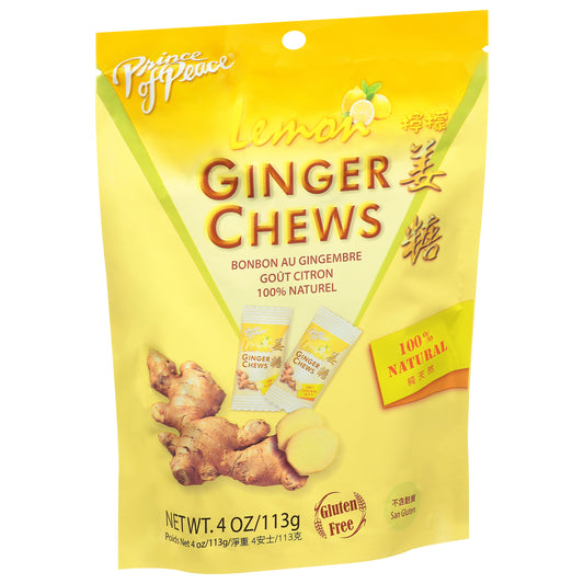 Prince Of Peace Lemon Ginger Chews 4 oz